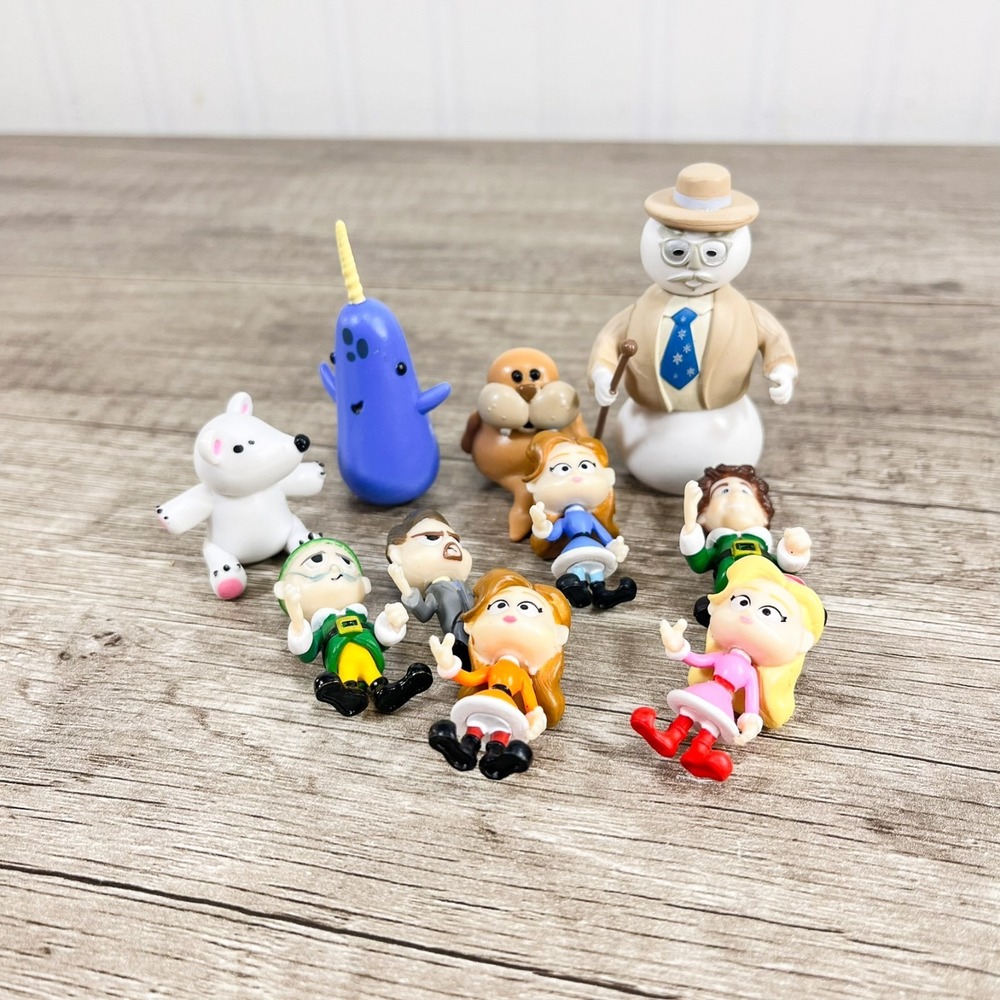 Elf Movie Mini Advent Calendar Replacement Figures Pieces Holiday Set - 10 Pc.